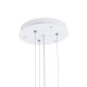 GLOBOSTAR® SERENIA 01273 Μοντέρνο Κρεμαστό Φωτιστικό Οροφής με Ντουί 1 x E27 AC 220-240V IP20 - Λευκό - Μ90 x Π90 x Y40cm GLOBOSTAR® SERENIA 01273 Μοντέρνο Κρεμαστό Φωτιστικό Οροφής με Ντουί 1 x E27 AC 220-240V IP20 - Λευκό - Μ90 x Π90 x Y40cm