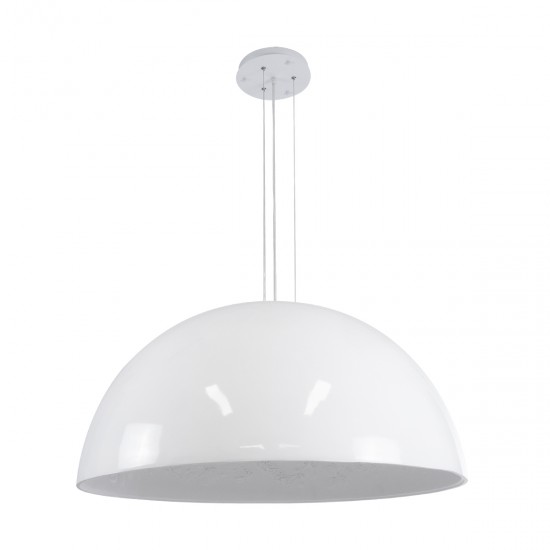GLOBOSTAR® SERENIA 01273 Μοντέρνο Κρεμαστό Φωτιστικό Οροφής με Ντουί 1 x E27 AC 220-240V IP20 - Λευκό - Μ90 x Π90 x Y40cm GLOBOSTAR® SERENIA 01273 Μοντέρνο Κρεμαστό Φωτιστικό Οροφής με Ντουί 1 x E27 AC 220-240V IP20 - Λευκό - Μ90 x Π90 x Y40cm