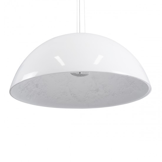 GLOBOSTAR® SERENIA 01273 Μοντέρνο Κρεμαστό Φωτιστικό Οροφής με Ντουί 1 x E27 AC 220-240V IP20 - Λευκό - Μ90 x Π90 x Y40cm GLOBOSTAR® SERENIA 01273 Μοντέρνο Κρεμαστό Φωτιστικό Οροφής με Ντουί 1 x E27 AC 220-240V IP20 - Λευκό - Μ90 x Π90 x Y40cm