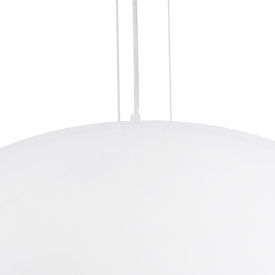 GLOBOSTAR® SERENIA 01273 Μοντέρνο Κρεμαστό Φωτιστικό Οροφής με Ντουί 1 x E27 AC 220-240V IP20 - Λευκό - Μ90 x Π90 x Y40cm GLOBOSTAR® SERENIA 01273 Μοντέρνο Κρεμαστό Φωτιστικό Οροφής με Ντουί 1 x E27 AC 220-240V IP20 - Λευκό - Μ90 x Π90 x Y40cm