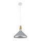 GLOBOSTAR® FELICITA 01277 Μοντέρνο Κρεμαστό Φωτιστικό Οροφής με Ντουί 1 x E27 AC 220-240V IP20 - Ασημί & Μπεζ - Μ30 x Π30 x Υ25cm GLOBOSTAR® FELICITA 01277 Μοντέρνο Κρεμαστό Φωτιστικό Οροφής με Ντουί 1 x E27 AC 220-240V IP20 - Ασημί & Μπεζ - Μ30 x Π30 x Υ25cm