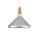 GLOBOSTAR® FELICITA 01277 Μοντέρνο Κρεμαστό Φωτιστικό Οροφής με Ντουί 1 x E27 AC 220-240V IP20 - Ασημί & Μπεζ - Μ30 x Π30 x Υ25cm GLOBOSTAR® FELICITA 01277 Μοντέρνο Κρεμαστό Φωτιστικό Οροφής με Ντουί 1 x E27 AC 220-240V IP20 - Ασημί & Μπεζ - Μ30 x Π30 x Υ25cm