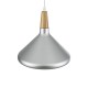 GLOBOSTAR® FELICITA 01277 Μοντέρνο Κρεμαστό Φωτιστικό Οροφής με Ντουί 1 x E27 AC 220-240V IP20 - Ασημί & Μπεζ - Μ30 x Π30 x Υ25cm GLOBOSTAR® FELICITA 01277 Μοντέρνο Κρεμαστό Φωτιστικό Οροφής με Ντουί 1 x E27 AC 220-240V IP20 - Ασημί & Μπεζ - Μ30 x Π30 x Υ25cm