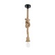 GLOBOSTAR® ROPE 01278 Boho Κρεμαστό Φωτιστικό Οροφής με Ντουί 1 x E27 AC 220-240V IP20 - Μπεζ - Μ10 x Π3.5 x Y100cm GLOBOSTAR® ROPE 01278 Boho Κρεμαστό Φωτιστικό Οροφής με Ντουί 1 x E27 AC 220-240V IP20 - Μπεζ - Μ10 x Π3.5 x Y100cm