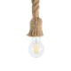 GLOBOSTAR® ROPE 01278 Boho Κρεμαστό Φωτιστικό Οροφής με Ντουί 1 x E27 AC 220-240V IP20 - Μπεζ - Μ10 x Π3.5 x Y100cm GLOBOSTAR® ROPE 01278 Boho Κρεμαστό Φωτιστικό Οροφής με Ντουί 1 x E27 AC 220-240V IP20 - Μπεζ - Μ10 x Π3.5 x Y100cm