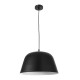 GLOBOSTAR® UPVALE 01281 Μοντέρνο Κρεμαστό Φωτιστικό Οροφής με Ντουί 1 x E27 AC 220-240V IP20 - Μαύρο & Λευκό - Μ40 x Π40 x Υ24cm GLOBOSTAR® UPVALE 01281 Μοντέρνο Κρεμαστό Φωτιστικό Οροφής με Ντουί 1 x E27 AC 220-240V IP20 - Μαύρο & Λευκό - Μ40 x Π40 x Υ24cm