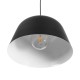 GLOBOSTAR® UPVALE 01281 Μοντέρνο Κρεμαστό Φωτιστικό Οροφής με Ντουί 1 x E27 AC 220-240V IP20 - Μαύρο & Λευκό - Μ40 x Π40 x Υ24cm GLOBOSTAR® UPVALE 01281 Μοντέρνο Κρεμαστό Φωτιστικό Οροφής με Ντουί 1 x E27 AC 220-240V IP20 - Μαύρο & Λευκό - Μ40 x Π40 x Υ24cm