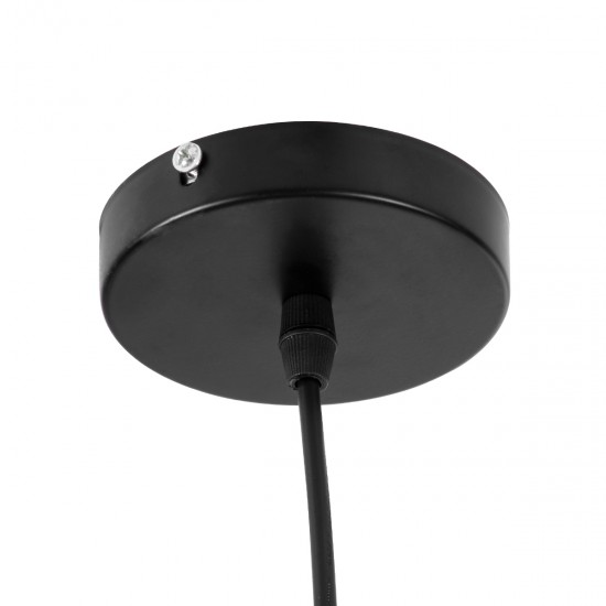 GLOBOSTAR® UPVALE 01281 Μοντέρνο Κρεμαστό Φωτιστικό Οροφής με Ντουί 1 x E27 AC 220-240V IP20 - Μαύρο & Λευκό - Μ40 x Π40 x Υ24cm GLOBOSTAR® UPVALE 01281 Μοντέρνο Κρεμαστό Φωτιστικό Οροφής με Ντουί 1 x E27 AC 220-240V IP20 - Μαύρο & Λευκό - Μ40 x Π40 x Υ24cm