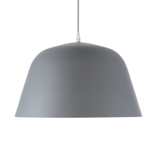 GLOBOSTAR® UPVALE 01282 Μοντέρνο Κρεμαστό Φωτιστικό Οροφής με Ντουί 1 x E27 AC 220-240V IP20 - Γκρι & Λευκό - Μ40 x Π40 x Υ24cm GLOBOSTAR® UPVALE 01282 Μοντέρνο Κρεμαστό Φωτιστικό Οροφής με Ντουί 1 x E27 AC 220-240V IP20 - Γκρι & Λευκό - Μ40 x Π40 x Υ24cm