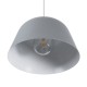 GLOBOSTAR® UPVALE 01282 Μοντέρνο Κρεμαστό Φωτιστικό Οροφής με Ντουί 1 x E27 AC 220-240V IP20 - Γκρι & Λευκό - Μ40 x Π40 x Υ24cm GLOBOSTAR® UPVALE 01282 Μοντέρνο Κρεμαστό Φωτιστικό Οροφής με Ντουί 1 x E27 AC 220-240V IP20 - Γκρι & Λευκό - Μ40 x Π40 x Υ24cm