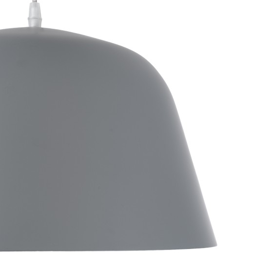 GLOBOSTAR® UPVALE 01282 Μοντέρνο Κρεμαστό Φωτιστικό Οροφής με Ντουί 1 x E27 AC 220-240V IP20 - Γκρι & Λευκό - Μ40 x Π40 x Υ24cm GLOBOSTAR® UPVALE 01282 Μοντέρνο Κρεμαστό Φωτιστικό Οροφής με Ντουί 1 x E27 AC 220-240V IP20 - Γκρι & Λευκό - Μ40 x Π40 x Υ24cm