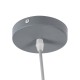GLOBOSTAR® UPVALE 01282 Μοντέρνο Κρεμαστό Φωτιστικό Οροφής με Ντουί 1 x E27 AC 220-240V IP20 - Γκρι & Λευκό - Μ40 x Π40 x Υ24cm GLOBOSTAR® UPVALE 01282 Μοντέρνο Κρεμαστό Φωτιστικό Οροφής με Ντουί 1 x E27 AC 220-240V IP20 - Γκρι & Λευκό - Μ40 x Π40 x Υ24cm