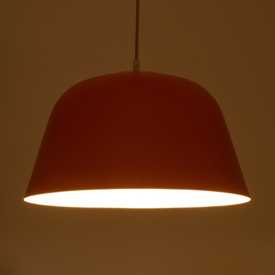 GLOBOSTAR® UPVALE 01283 Μοντέρνο Κρεμαστό Φωτιστικό Οροφής με Ντουί 1 x E27 AC 220-240V IP20 - Πορτοκαλί & Λευκό - Μ40 x Π40 x Υ24cm GLOBOSTAR® UPVALE 01283 Μοντέρνο Κρεμαστό Φωτιστικό Οροφής με Ντουί 1 x E27 AC 220-240V IP20 - Πορτοκαλί & Λευκό - Μ40 x Π40 x Υ24cm