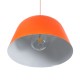 GLOBOSTAR® UPVALE 01283 Μοντέρνο Κρεμαστό Φωτιστικό Οροφής με Ντουί 1 x E27 AC 220-240V IP20 - Πορτοκαλί & Λευκό - Μ40 x Π40 x Υ24cm GLOBOSTAR® UPVALE 01283 Μοντέρνο Κρεμαστό Φωτιστικό Οροφής με Ντουί 1 x E27 AC 220-240V IP20 - Πορτοκαλί & Λευκό - Μ40 x Π40 x Υ24cm