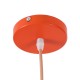 GLOBOSTAR® UPVALE 01283 Μοντέρνο Κρεμαστό Φωτιστικό Οροφής με Ντουί 1 x E27 AC 220-240V IP20 - Πορτοκαλί & Λευκό - Μ40 x Π40 x Υ24cm GLOBOSTAR® UPVALE 01283 Μοντέρνο Κρεμαστό Φωτιστικό Οροφής με Ντουί 1 x E27 AC 220-240V IP20 - Πορτοκαλί & Λευκό - Μ40 x Π40 x Υ24cm