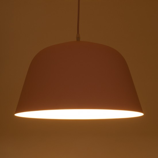 GLOBOSTAR® UPVALE 01284 Μοντέρνο Κρεμαστό Φωτιστικό Οροφής με Ντουί 1 x E27 AC 220-240V IP20 - Ροζ & Λευκό - Μ40 x Π40 x Υ24cm GLOBOSTAR® UPVALE 01284 Μοντέρνο Κρεμαστό Φωτιστικό Οροφής με Ντουί 1 x E27 AC 220-240V IP20 - Ροζ & Λευκό - Μ40 x Π40 x Υ24cm