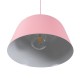 GLOBOSTAR® UPVALE 01284 Μοντέρνο Κρεμαστό Φωτιστικό Οροφής με Ντουί 1 x E27 AC 220-240V IP20 - Ροζ & Λευκό - Μ40 x Π40 x Υ24cm GLOBOSTAR® UPVALE 01284 Μοντέρνο Κρεμαστό Φωτιστικό Οροφής με Ντουί 1 x E27 AC 220-240V IP20 - Ροζ & Λευκό - Μ40 x Π40 x Υ24cm