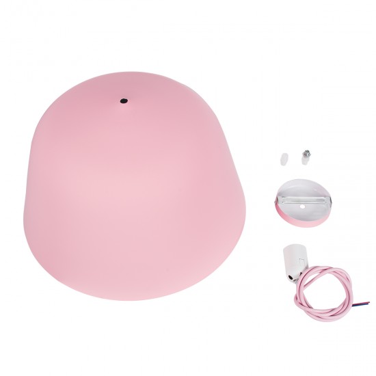 GLOBOSTAR® UPVALE 01284 Μοντέρνο Κρεμαστό Φωτιστικό Οροφής με Ντουί 1 x E27 AC 220-240V IP20 - Ροζ & Λευκό - Μ40 x Π40 x Υ24cm GLOBOSTAR® UPVALE 01284 Μοντέρνο Κρεμαστό Φωτιστικό Οροφής με Ντουί 1 x E27 AC 220-240V IP20 - Ροζ & Λευκό - Μ40 x Π40 x Υ24cm