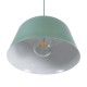 GLOBOSTAR® UPVALE 01285 Μοντέρνο Κρεμαστό Φωτιστικό Οροφής με Ντουί 1 x E27 AC 220-240V IP20 - Πράσινο & Λευκό - Μ40 x Π40 x Υ24cm GLOBOSTAR® UPVALE 01285 Μοντέρνο Κρεμαστό Φωτιστικό Οροφής με Ντουί 1 x E27 AC 220-240V IP20 - Πράσινο & Λευκό - Μ40 x Π40 x Υ24cm