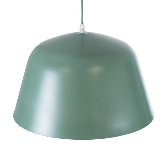 GLOBOSTAR® UPVALE 01285 Μοντέρνο Κρεμαστό Φωτιστικό Οροφής με Ντουί 1 x E27 AC 220-240V IP20 - Πράσινο & Λευκό - Μ40 x Π40 x Υ24cm GLOBOSTAR® UPVALE 01285 Μοντέρνο Κρεμαστό Φωτιστικό Οροφής με Ντουί 1 x E27 AC 220-240V IP20 - Πράσινο & Λευκό - Μ40 x Π40 x Υ24cm
