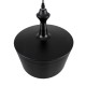 GLOBOSTAR® ROCKFORD 01287-A Μοντέρνο Κρεμαστό Φωτιστικό Οροφής με Ντουί 1 x E27 AC 220-240V IP20 - Μαύρο & Χρυσό - Μ30 x Π30 x Υ30cm