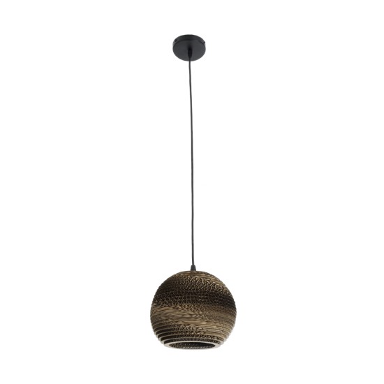 GLOBOSTAR® SANTORINI 01288 Boho Κρεμαστό Φωτιστικό Οροφής με Ντουί 1 x E27 AC 220-240V IP20 - Καφέ - Μ20 x Π20 x Y16cm GLOBOSTAR® SANTORINI 01288 Boho Κρεμαστό Φωτιστικό Οροφής με Ντουί 1 x E27 AC 220-240V IP20 - Καφέ - Μ20 x Π20 x Y16cm