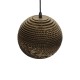 GLOBOSTAR® SANTORINI 01288 Boho Κρεμαστό Φωτιστικό Οροφής με Ντουί 1 x E27 AC 220-240V IP20 - Καφέ - Μ20 x Π20 x Y16cm GLOBOSTAR® SANTORINI 01288 Boho Κρεμαστό Φωτιστικό Οροφής με Ντουί 1 x E27 AC 220-240V IP20 - Καφέ - Μ20 x Π20 x Y16cm