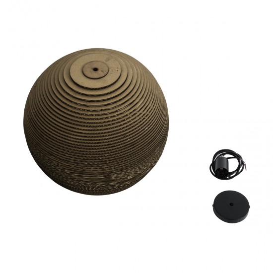GLOBOSTAR® SANTORINI 01289 Boho Κρεμαστό Φωτιστικό Οροφής με Ντουί 1 x E27 AC 220-240V IP20 - Καφέ - Μ40 x Π40 x Y35cm GLOBOSTAR® SANTORINI 01289 Boho Κρεμαστό Φωτιστικό Οροφής με Ντουί 1 x E27 AC 220-240V IP20 - Καφέ - Μ40 x Π40 x Y35cm