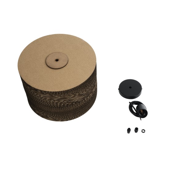 GLOBOSTAR® SANTORINI 01290 Boho Κρεμαστό Φωτιστικό Οροφής με Ντουί 1 x E27 AC 220-240V IP20 - Καφέ - Μ30 x Π30 x Y20cm GLOBOSTAR® SANTORINI 01290 Boho Κρεμαστό Φωτιστικό Οροφής με Ντουί 1 x E27 AC 220-240V IP20 - Καφέ - Μ30 x Π30 x Y20cm
