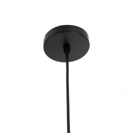 GLOBOSTAR® SANTORINI 01292 Boho Κρεμαστό Φωτιστικό Οροφής με Ντουί 1 x E27 AC 220-240V IP20 - Καφέ - Μ30 x Π30 x Y30cm