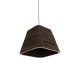 GLOBOSTAR® SANTORINI 01295 Boho Κρεμαστό Φωτιστικό Οροφής με Ντουί 1 x E27 AC 220-240V IP20 - Καφέ - Μ38 x Π38 x Υ30cm