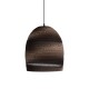 GLOBOSTAR® SANTORINI 01296 Boho Κρεμαστό Φωτιστικό Οροφής με Ντουί 1 x E27 AC 220-240V IP20 - Καφέ - Μ35 x Π35 x Υ40cm