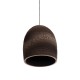 GLOBOSTAR® SANTORINI 01296 Boho Κρεμαστό Φωτιστικό Οροφής με Ντουί 1 x E27 AC 220-240V IP20 - Καφέ - Μ35 x Π35 x Υ40cm