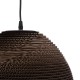 GLOBOSTAR® SANTORINI 01296 Boho Κρεμαστό Φωτιστικό Οροφής με Ντουί 1 x E27 AC 220-240V IP20 - Καφέ - Μ35 x Π35 x Υ40cm
