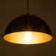 GLOBOSTAR® SOLANA 01301 Μοντέρνο Κρεμαστό Φωτιστικό Οροφής με Ντουί 1 x E27 AC 220-240V IP20 - Μαύρο & Χρυσό - Μ30 x Π30 x Υ15cm GLOBOSTAR® SOLANA 01301 Μοντέρνο Κρεμαστό Φωτιστικό Οροφής με Ντουί 1 x E27 AC 220-240V IP20 - Μαύρο & Χρυσό - Μ30 x Π30 x Υ15cm