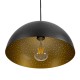 GLOBOSTAR® SOLANA 01301 Μοντέρνο Κρεμαστό Φωτιστικό Οροφής με Ντουί 1 x E27 AC 220-240V IP20 - Μαύρο & Χρυσό - Μ30 x Π30 x Υ15cm GLOBOSTAR® SOLANA 01301 Μοντέρνο Κρεμαστό Φωτιστικό Οροφής με Ντουί 1 x E27 AC 220-240V IP20 - Μαύρο & Χρυσό - Μ30 x Π30 x Υ15cm
