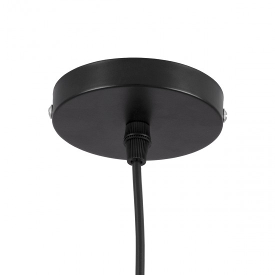 GLOBOSTAR® SOLANA 01301 Μοντέρνο Κρεμαστό Φωτιστικό Οροφής με Ντουί 1 x E27 AC 220-240V IP20 - Μαύρο & Χρυσό - Μ30 x Π30 x Υ15cm GLOBOSTAR® SOLANA 01301 Μοντέρνο Κρεμαστό Φωτιστικό Οροφής με Ντουί 1 x E27 AC 220-240V IP20 - Μαύρο & Χρυσό - Μ30 x Π30 x Υ15cm