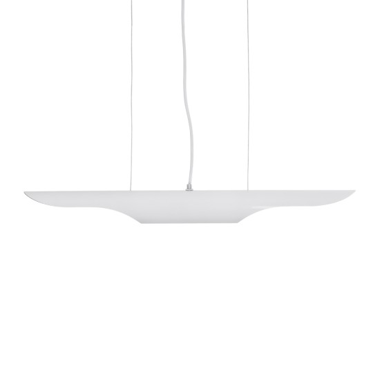 GLOBOSTAR® ESTERINA 01305 Μοντέρνο Κρεμαστό Φωτιστικό Οροφής με Ντουί 2 x E27 AC 220-240V IP20 - Λευκό & Χρυσό - Μ60 x Π6 x Υ6cm GLOBOSTAR® ESTERINA 01305 Μοντέρνο Κρεμαστό Φωτιστικό Οροφής με Ντουί 2 x E27 AC 220-240V IP20 - Λευκό & Χρυσό - Μ60 x Π6 x Υ6cm
