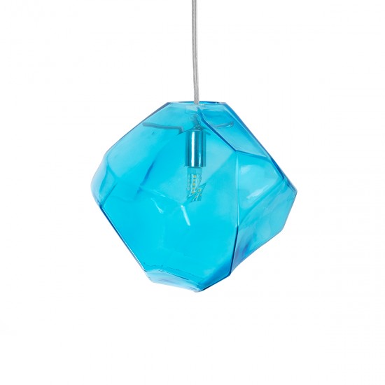 GLOBOSTAR® RINA 01306 Μοντέρνο Κρεμαστό Φωτιστικό Οροφής με Ντουί 1 x G9 AC 220-240V IP20 - Γαλάζιο - Μ20 x Π20 x Υ20cm GLOBOSTAR® RINA 01306 Μοντέρνο Κρεμαστό Φωτιστικό Οροφής με Ντουί 1 x G9 AC 220-240V IP20 - Γαλάζιο - Μ20 x Π20 x Υ20cm