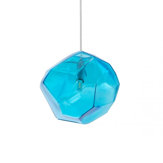 GLOBOSTAR® RINA 01306 Μοντέρνο Κρεμαστό Φωτιστικό Οροφής με Ντουί 1 x G9 AC 220-240V IP20 - Γαλάζιο - Μ20 x Π20 x Υ20cm GLOBOSTAR® RINA 01306 Μοντέρνο Κρεμαστό Φωτιστικό Οροφής με Ντουί 1 x G9 AC 220-240V IP20 - Γαλάζιο - Μ20 x Π20 x Υ20cm