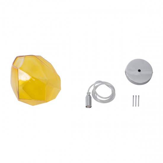 GLOBOSTAR® RINA 01308 Μοντέρνο Κρεμαστό Φωτιστικό Οροφής με Ντουί 1 x G9 AC 220-240V IP20 - Κίτρινο - Μ20 x Π20 x Υ20cm GLOBOSTAR® RINA 01308 Μοντέρνο Κρεμαστό Φωτιστικό Οροφής με Ντουί 1 x G9 AC 220-240V IP20 - Κίτρινο - Μ20 x Π20 x Υ20cm