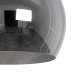 GLOBOSTAR® BOSSANOVA 01313 Μοντέρνο Κρεμαστό Φωτιστικό Οροφής με Ντουί 1 x E27 AC 220-240V IP20 - Γκρι - Μ18 x Π18 x Υ23cm