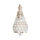 GLOBOSTAR® MERMAID 01317 Vintage Φωτιστικό Τοίχου - Απλίκα με Ντουί 1 x E27 AC 220-240V IP20 - Χρυσό - Μ16 x Π30 x Υ27cm