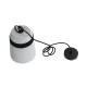 GLOBOSTAR® TRIBECA 01320 Μοντέρνο Κρεμαστό Φωτιστικό Οροφής με Ντουί 1 x E27 AC 220-240V IP20 - Γκρι & Μαύρο - Μ20 x Π20 x Υ26cm