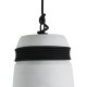 GLOBOSTAR® TRIBECA 01320 Μοντέρνο Κρεμαστό Φωτιστικό Οροφής με Ντουί 1 x E27 AC 220-240V IP20 - Γκρι & Μαύρο - Μ20 x Π20 x Υ26cm
