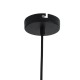 GLOBOSTAR® DURANT 01322 Μοντέρνο Κρεμαστό Φωτιστικό Οροφής με Ντουί 1 x E27 AC 220-240V IP20 - Γκρι & Χρυσό - Μ12 x Π12 x Υ40cm