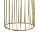 GLOBOSTAR® DURANT 01322 Μοντέρνο Κρεμαστό Φωτιστικό Οροφής με Ντουί 1 x E27 AC 220-240V IP20 - Γκρι & Χρυσό - Μ12 x Π12 x Υ40cm