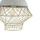 GLOBOSTAR® DURANT 01324 Μοντέρνο Κρεμαστό Φωτιστικό Οροφής με Ντουί 1 x E27 AC 220-240V IP20 - Γκρι & Χρυσό - Μ35 x Π35 x Υ35cm