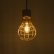 GLOBOSTAR® DURANT 01325 Μοντέρνο Κρεμαστό Φωτιστικό Οροφής με Ντουί 1 x E27 AC 220-240V IP20 - Γκρι & Χρυσό - Μ20 x Π20 x Υ35cm GLOBOSTAR® DURANT 01325 Μοντέρνο Κρεμαστό Φωτιστικό Οροφής με Ντουί 1 x E27 AC 220-240V IP20 - Γκρι & Χρυσό - Μ20 x Π20 x Υ35cm