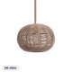 GLOBOSTAR® MANDALA 01331 Vintage Κρεμαστό Φωτιστικό Οροφής με Ντουί 1 x E27 AC 220-240V IP20 - Μπεζ - Μ40 x Π40 x Υ33cm GLOBOSTAR® MANDALA 01331 Vintage Κρεμαστό Φωτιστικό Οροφής με Ντουί 1 x E27 AC 220-240V IP20 - Μπεζ - Μ40 x Π40 x Υ33cm